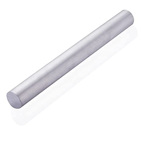 Varilla redonda de aluminio de 1″ de 24″ de largo, 6061, T6511, extruida, 1.0″ de diámetro