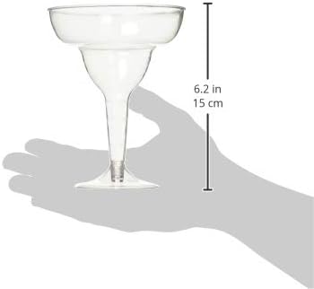 Copas transparentes para margarita 11oz, 20unidades