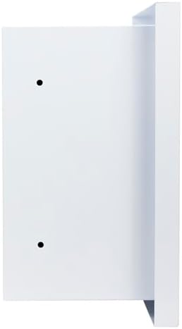 Armario AED totalmente empotrado, alarmado, compacto. Se adapta a muchos desfibriladores en el mercado. Mide 13.75 pulgadas de alto x 16.25 pulgadas