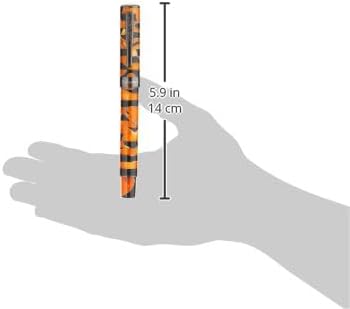 Conklin Estilograma Mosaico Pluma estilográfica NaranjaNegro- EF