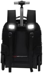 Mochila rodante, bolsa grande para laptop, maletín con ruedas para mujeres y adultos, carrito de viaje para oficina, mochila impermeable con ruedas,
