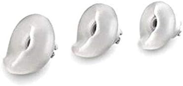 Plantronics 3 auriculares Bluetooth de repuesto 70385-01 pequeños medianos y grandes 70385-01 para los oídos, gel de oído, 610 640E 645 650E 655