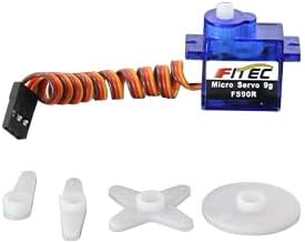 FEETECH 90R 5packs Servos continuos de 360 grados con carcasa de plástico