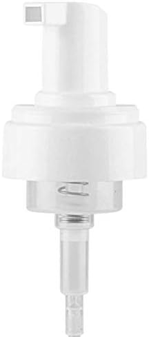 2 piezas de plástico transparente espumador líquido bomba de jabón dispensador de jabón espumoso de viaje, 3.4 fl oz