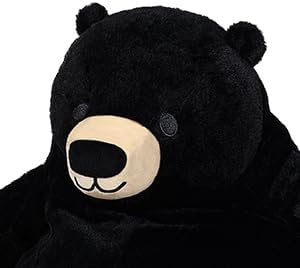 FAVOSTA Djungelskog – Oso de peluche gigante de peluche de simulación, enorme oso de peluche marrón, decoración del hogar, regalos para niños,