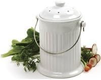 Norpro Nordic 8 pulgadas de ancho x 10-12 pulgadas de largo, blanco compost Keeper