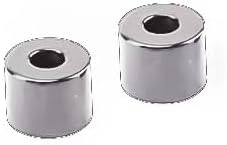 Se adapta a Harley Touring Softail y Dyna Modelos 1″ Inch Rise 1-14″ Extensión de elevadores de manillar (cromado)