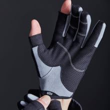 Gill Deckhand Guantes de vela  Dedos largos con dedos expuestos y pulgar  Protección solar UV 50+ y repelente al agua