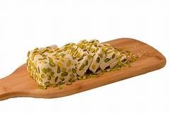 Mediterranean Pistachio Halawa – Durra Pistachio Sesame Tahini Fudge Halva 1 Pack 12.3oz. (12.35 oz) cada uno. – 12.35 oz cada uno