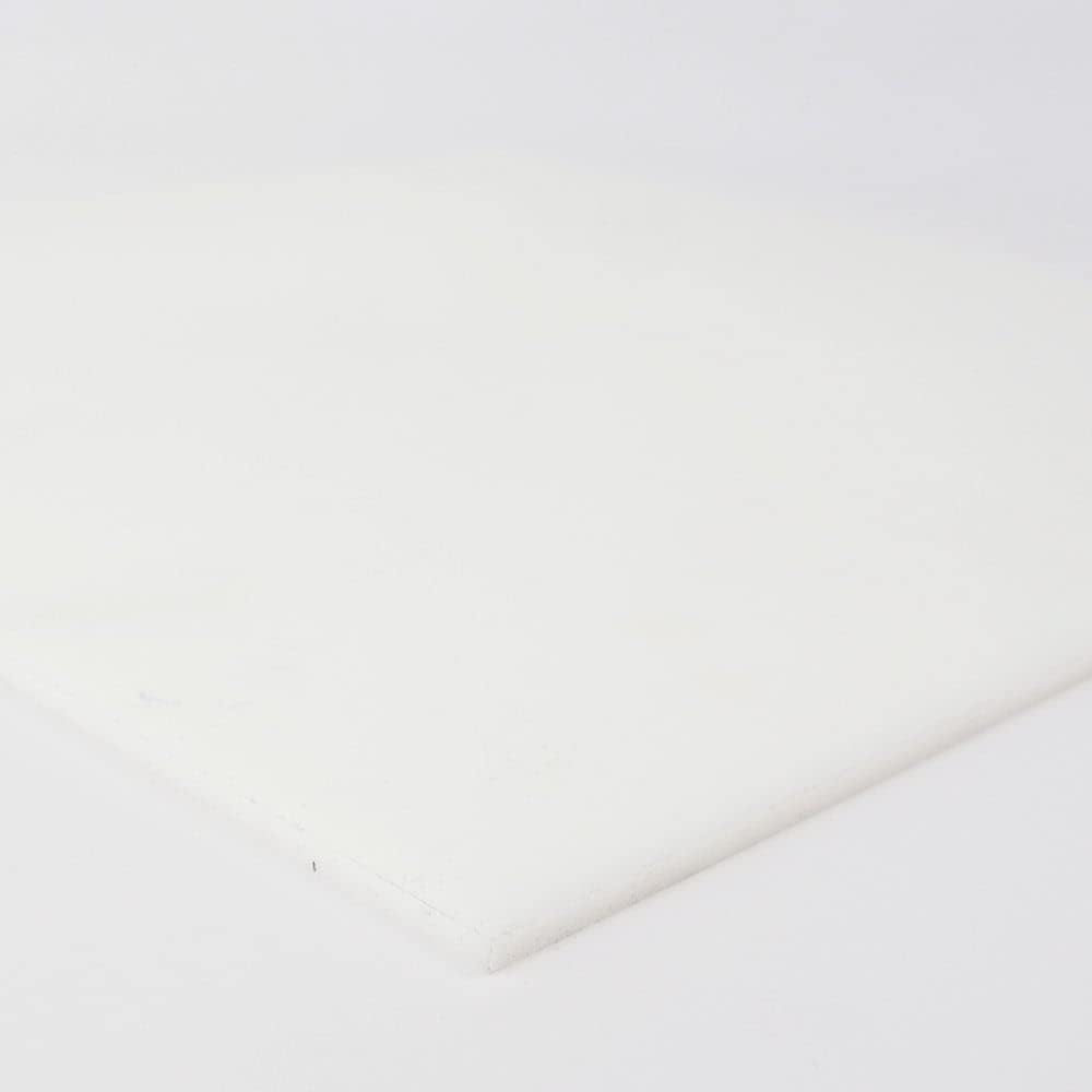 Lámina de plástico, Acetal (homopolímero) Delrin, Natural, 0.0625″ de grosor, 24″ de ancho, 24″ de largo, OnlineMetals