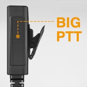 XPR 3500e Auricular para Motorola Radio XPR3500 XPR3000 XPR3300 con micrófono PTT XPR 3300 3500 3300e 3500e Walkie Talkie Auricular Seguridad Tubo