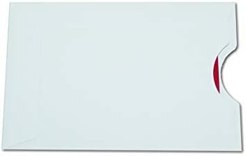 Raise Products Funda de papel prémium para tarjetas de crédito, 25 fundas de seguridad de 3.75 x 2.5 pulgadas, protege las tarjetas de