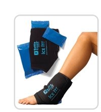 sistema de frío y calor, hielo compacto para tobillo, codo y pie. MaxComfort  diseño de tobillo, codo y pie,10  pulgadas x 13 pulgadas, f30514.