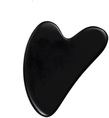 Herramienta facial Gua Sha, piedra de jade natural para terapia de acupuntura de spa, tratamiento de punto de activación, herramienta de masaje de
