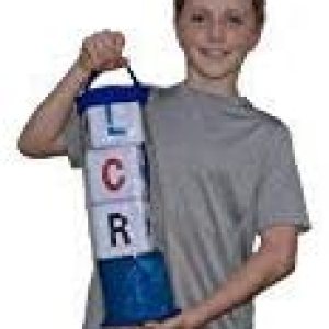 LCR Juego de dados Big Left Center Right – Bolsa con cremallera (azul) LCR Juego de dados Big Left Center Right – Bolsa con cremallera (azul)