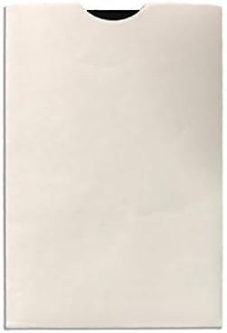 Raise Products Funda de papel prémium para tarjetas de crédito, 25 fundas de seguridad de 3.75 x 2.5 pulgadas, protege las tarjetas de