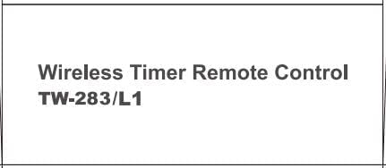 Pixel Temporizador inalámbrico TW283-L1 Control remoto de liberación de obturador compatible con Panasonic S5, S1, G95, G91, G90, FZ10002, G9, GH5,