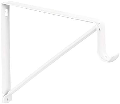 John Sterling RP-0045-WT – Soporte para armario de barra y estante (paquete de 3), color blanco