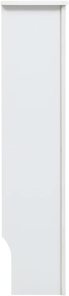 Cubierta de radiador de MDF con diseño horizontal, cubierta de calentador, estante de gabinete para electrodomésticos, accesorios de calefacción,