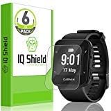 IQShield Protector de pantalla compatible con Garmin Forerunner 35 (paquete de 6) LiquidSkin Película de TPU transparente antiburbujas