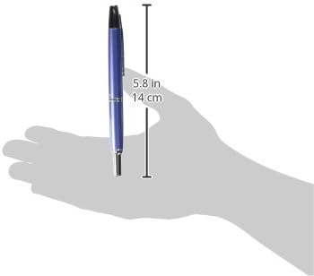 Pilot Pluma estilográfica Decimo sin tapa, cuerpo azul claro, punta B (FCT-15SR-LB-B)