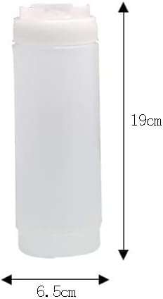 lasenersm 2 botellas de plástico exprimibles para condimentos, botellas de plástico para exprimir condimentos, botella de salsa, botellas de