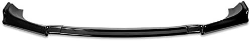 EPARTS JDM – Juego de alerón de 3 piezas para parachoques delantero, compatible con Hyundai Genesis Coupé 2013-2016 (pintado negro)