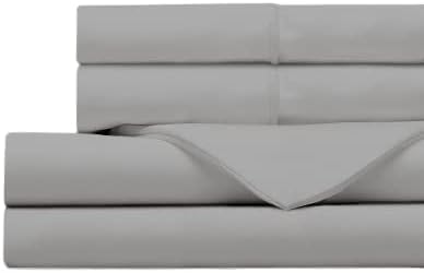 Juego de sábanas divididas tamaño Queen, juego de 7 piezas, juegos de sábanas divididas para cama ajustable, 100% algodón egipcio, sábanas de lujo