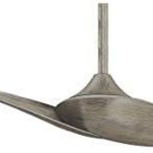 Minka Aire F846-DRF, Wave II Ventilador de techo de 2 aspas de 60 pulgadas con motor de CC y acabado de madera flotante con control remoto Minka Aire F846-DRF, Wave II Ventilador de techo de 2 aspas de 60 pulgadas con motor de CC y acabado de madera flotante con control remoto