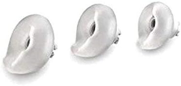Plantronics 3 auriculares Bluetooth de repuesto 70385-01 pequeños medianos y grandes 70385-01 para los oídos, gel de oído, 610 640E 645 650E 655