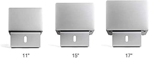 Laptop Stand,360 Rotation Aluminum Alloy Material Durable Cooling Base Laptop Stands for 10 to 15.6 Inches Notebook Computer (Color  Silver)