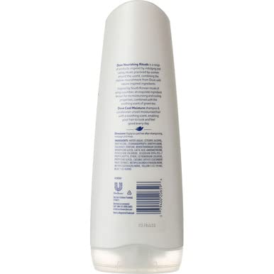 Dove Nourishing Secrets – Acondicionador, paquete de 1 unidad Cool Moisture de 12.0 onzas líquidas