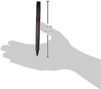 LAMY Bolígrafo L217, a base de aceite, safari, negro, punta mediana