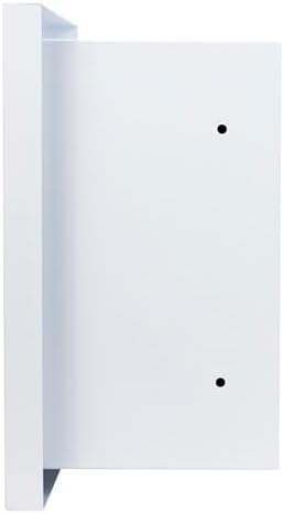 Armario AED totalmente empotrado, alarmado, compacto. Se adapta a muchos desfibriladores en el mercado. Mide 13.75 pulgadas de alto x 16.25 pulgadas