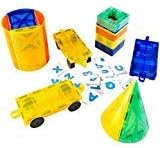 Mag-Genius – Juego de azulejos magnéticos de regalo perfecto, viene con todas las nuevas adiciones, incluye 3 autos, 20 azulejos magnéticos para