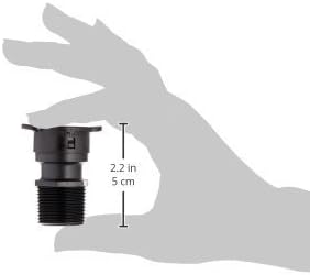 Paquete de 3 roscas macho Orbit de 34 pulgadas x adaptador de riego por goteo de 12 pulgadas