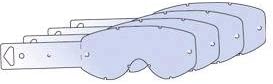Outlaw Racing Replica Oakley Crowbar Goggle Tearoffs Tear Offs (20 piezas)