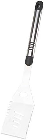 Omaha – Espátula de metal  Espátula de cocina de acero inoxidable resistente de 17 pulgadas de largo para cocina, parrilla de barbacoa, sartén de