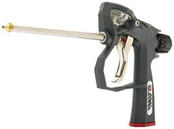 ANI Qualitum Pistola de espuma pulverizadora, cesta de espuma con revestimiento antiadherente de PTFE, pistola de calafateo de poliuretano, alta