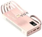 Banco de energía superrápido de 66 W, cargador portátil para portátil de 20,000 mAh, pantalla LED, paquete de batería delgada para iPhone Pro Max