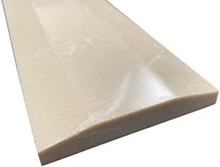Umbral doble Hollywood color crema marfil beige (sillín de mármol de ingeniería) – pulido – (4 x 36)