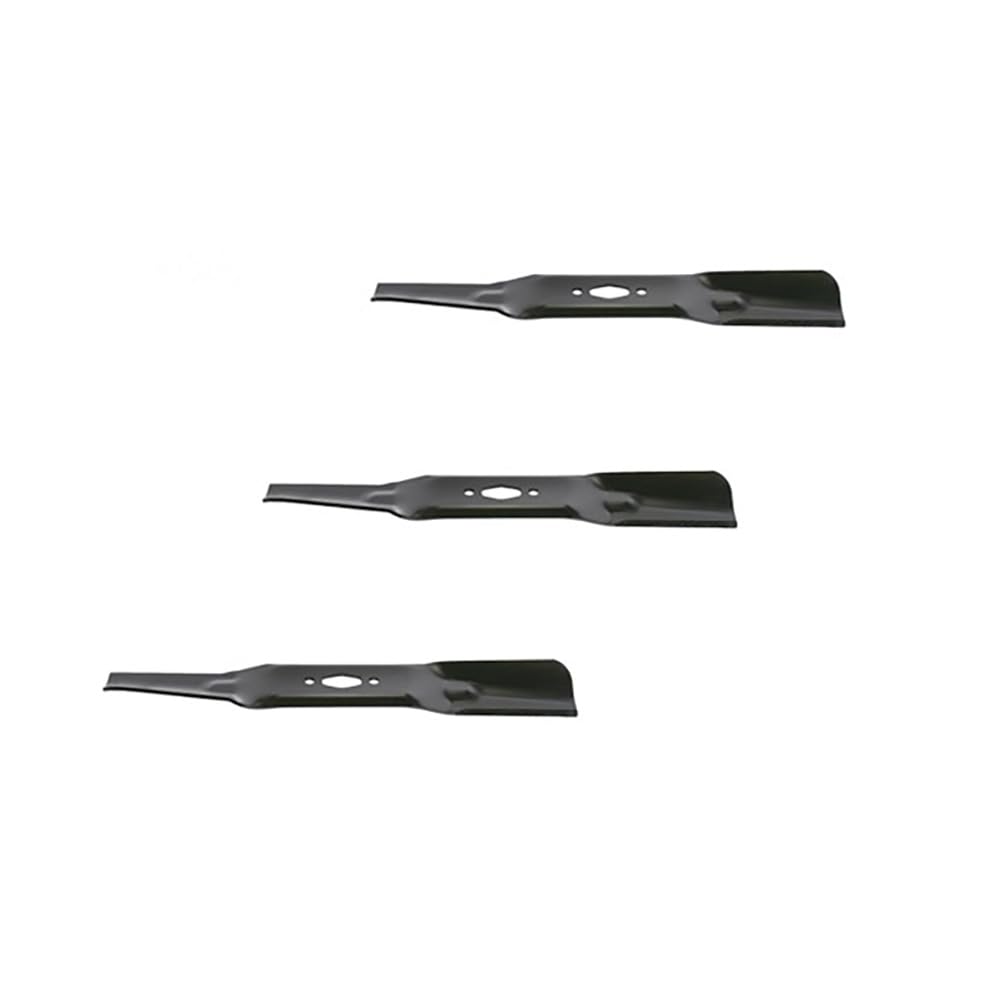 Cuchillas Copperhead para MTD de 50 pulgadas y Cub Cadet sustituye a 742P05094-L “Diamond Hole” – Paquete de 3