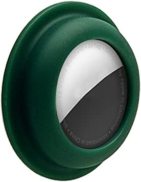 Air Tag – Funda adhesiva de silicona para Apple Airtag con soporte protector de silicona para Apple AirTag, portátil y antiarañazos, buscador de
