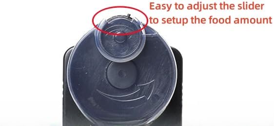 Alimentador automático de peces para acuario, pequeño dispensador automático de alimentos para mini tanque y estanque, adecuado para escamas y