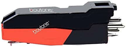 Boytone Stylus – Cartucho con 3 agujas de cerámica de repuesto para la mayoría de tocadiscos.