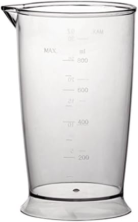 Courant CHB-2001CW Batidora de mano eléctrica de 2 velocidades con taza medidora de 30 onzas, color blanco