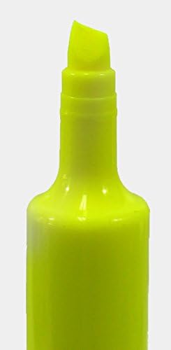 PowerTRC Resaltador amarillo  Punta de cincel  Fluorescente brillante  72 unidades