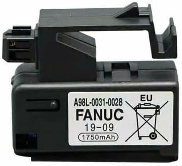 XIAOXX (paquete de 12) A98L-0031-0028 1750mAh 3V Batería PLC de una sola célula para FANUC A02B-0309-K102A98L-0031-0028 CNC Control de máquina 3P