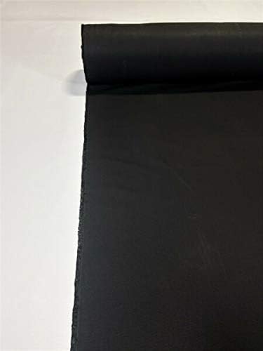 Store – Pato de lona Nomex de algodón negro azabache de 67 pulgadas de ancho, 12 onzas. Tapicería de tela suave FR
