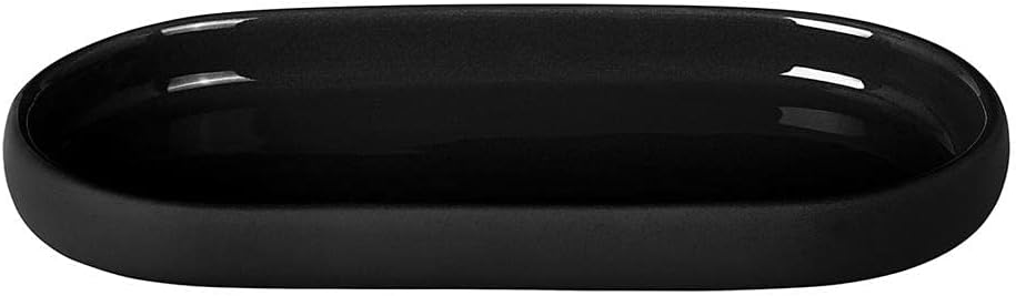 Blomus SONO – Bandeja pequeña para baño, color negro